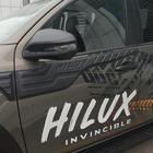 Toyota Hilux 2015- Modanature superiori porta (4 pz, ABS) foto 6