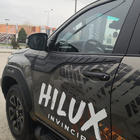 Toyota Hilux 2015- Modanature superiori porta (4 pz, ABS) foto 7