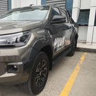 Toyota Hilux 2015- Modanature superiori porta (4 pz, ABS) foto 5