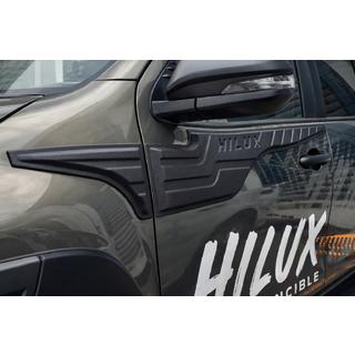 Modanature superiori porta (4 pz, ABS) Toyota Hilux 2015- foto 2
