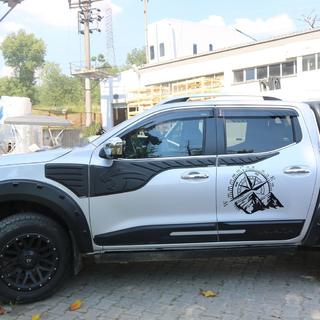 Modanature superiori porta (6 pz, ABS) Nissan Navara/NP300 2016- foto 3