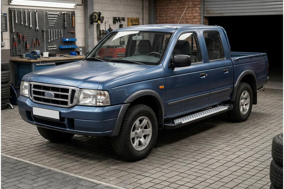 Ford Ranger 2002-2006 Pedane laterali Allmond Grey (2 pz, alluminio) Foto 1