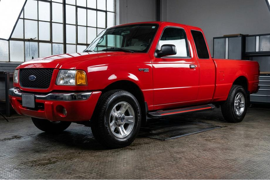 Ford Ranger 2002-2006 Pedane Laterali Maya Red (2 pz, Alluminio) Foto 1
