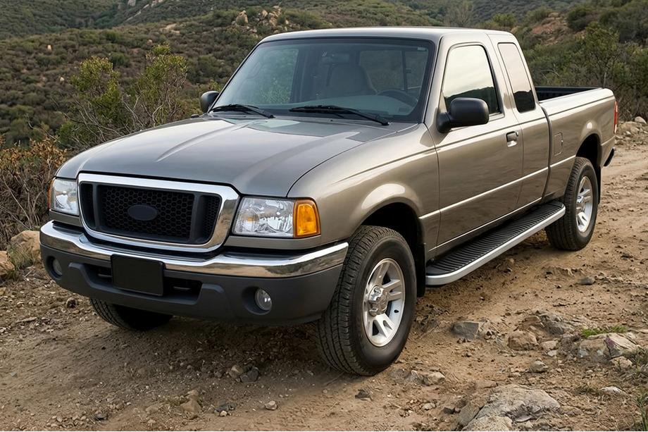 Ford Ranger 2002-2006 Pedane Laterali Tayga Grey (2 pz, Alluminio) Image