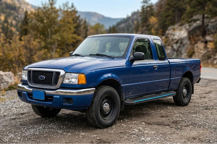 Ford Ranger 2002-2006 Pedane Laterali Maya Blue (2 pz, Alluminio) Foto 1