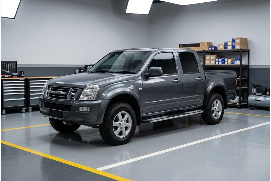 Isuzu D-Max 2002-2011 Pedane Laterali Tayga V2 (2007-2012, 2 pz, Alluminio) Image