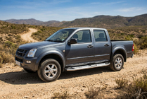 Isuzu D-Max 2002-2011 Pedane Laterali Mevsim Grey (2007-2012, 2 pz, Alluminio) foto 1