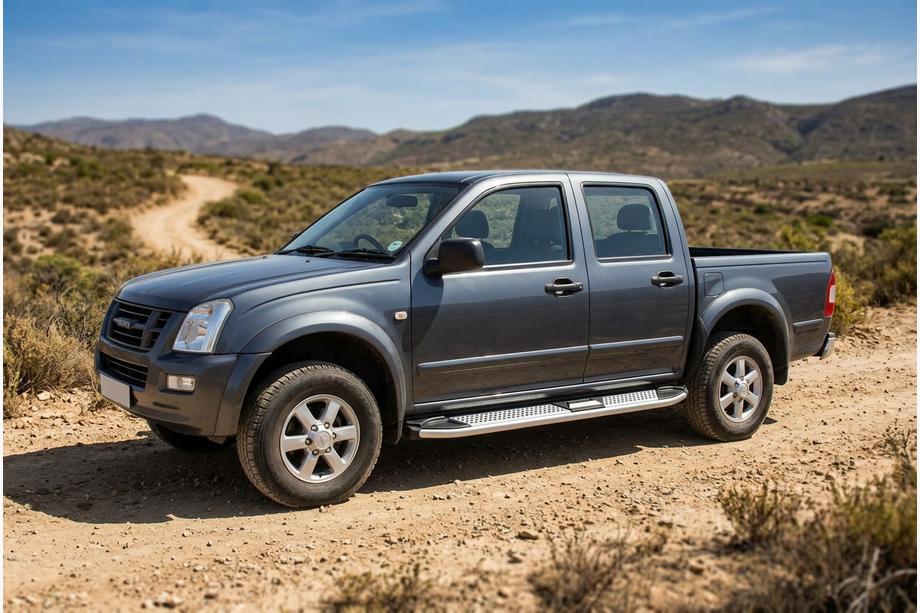 Isuzu D-Max 2002-2011 Pedane Laterali Mevsim Grey (2007-2012, 2 pz, Alluminio) Image