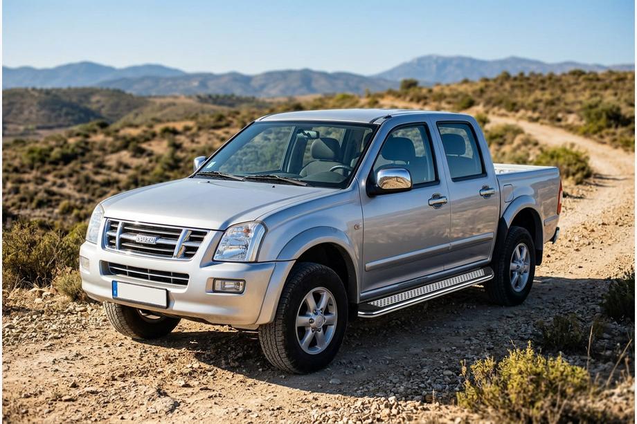 Isuzu D-Max 2002-2011 Pedane Laterali Maydos V2 (2007-2012, 2 pz, Alluminio) Image