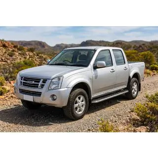 Pedane Laterali Maydos V1 (2007-2012, 2 pz, Alluminio) Isuzu D-Max 2002-2011 foto 1