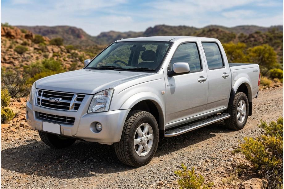 Isuzu D-Max 2002-2011 Pedane Laterali Maydos V1 (2007-2012, 2 pz, Alluminio) Image