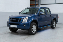Isuzu D-Max 2002-2011 Pedane Laterali Maya Blue (2007-2012, 2 pz, Alluminio) foto 1