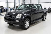 Isuzu D-Max 2002-2011 Pedane Laterali Bosphore Black (2007-2012, 2 pz, Alluminio) foto 1