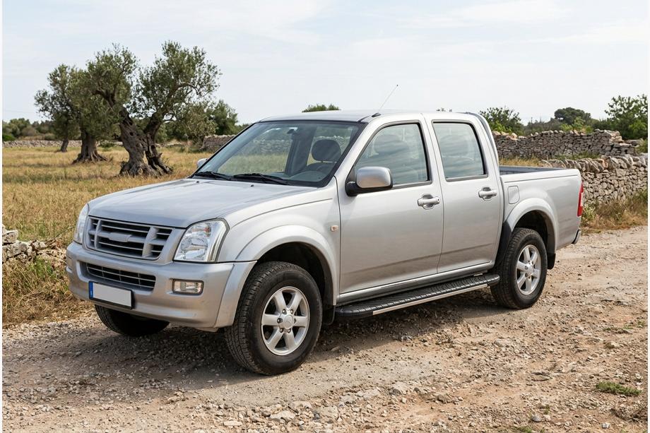 Isuzu D-Max 2002-2011 Pedane Laterali Bosphore Grey (2007-2012, 2 pz, Alluminio) Image