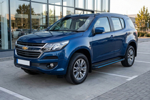 Chevrolet Trailblazer 2012-2019 Pedane Laterali Maya Blue (2 pz, Alluminio) foto 1