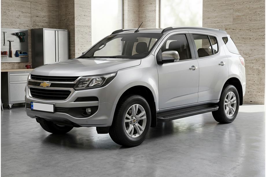 Chevrolet Trailblazer 2012-2019 Pedane Laterali Allmond Black (2 pz, Alluminio) Image