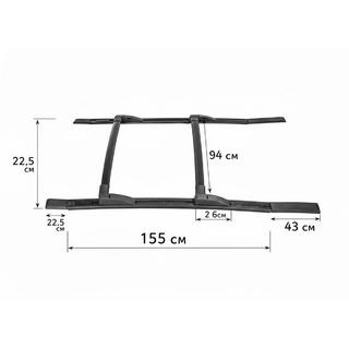 Barre portatutto OEM GreatWall Haval/Hover H3 2005-2013 foto 4