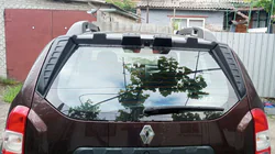Dacia Duster 2008-2018 Spoiler 3 pezzi (ABS) V-1 foto 3