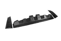 Dacia Duster 2008-2018 Spoiler 3 pezzi (ABS) V-1 foto 4