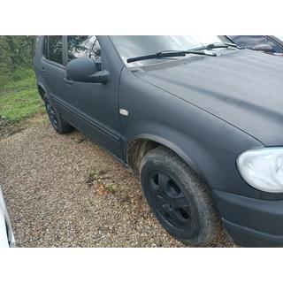 Allargatori passaruota (4 pz, neri, plastica ABS) Mercedes ML W163 1997-2005 foto 2