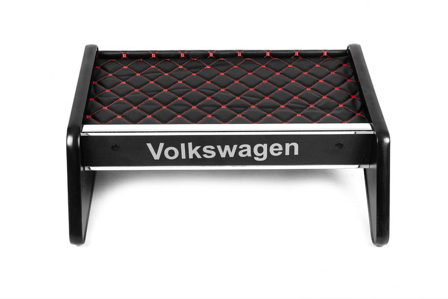 Volkswagen LT 1995-2006 Mensola per cruscotto (Nera con cuciture rosse) Foto 4