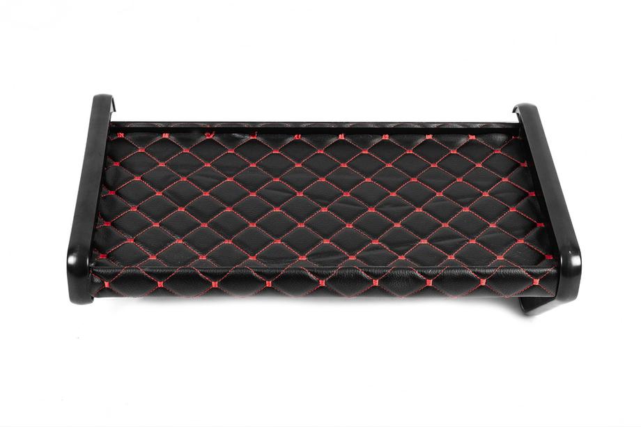 Volkswagen LT 1995-2006 Mensola per cruscotto (Nera con cuciture rosse) Foto 6