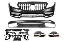 Mercedes C-class W205 2014-2021 Kit carrozzeria con diffusore V1 (AMG C63-design 2014-2018) foto 1
