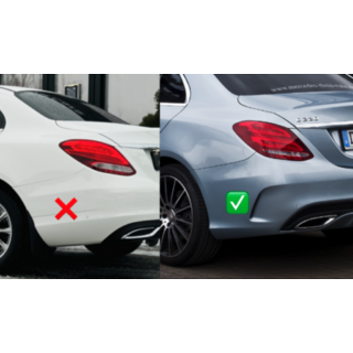 Kit carrozzeria con diffusore V1 (AMG C63-design 2014-2018) foto 2