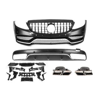 Kit carrozzeria con diffusore V1 (AMG C63-design 2014-2018) foto 1