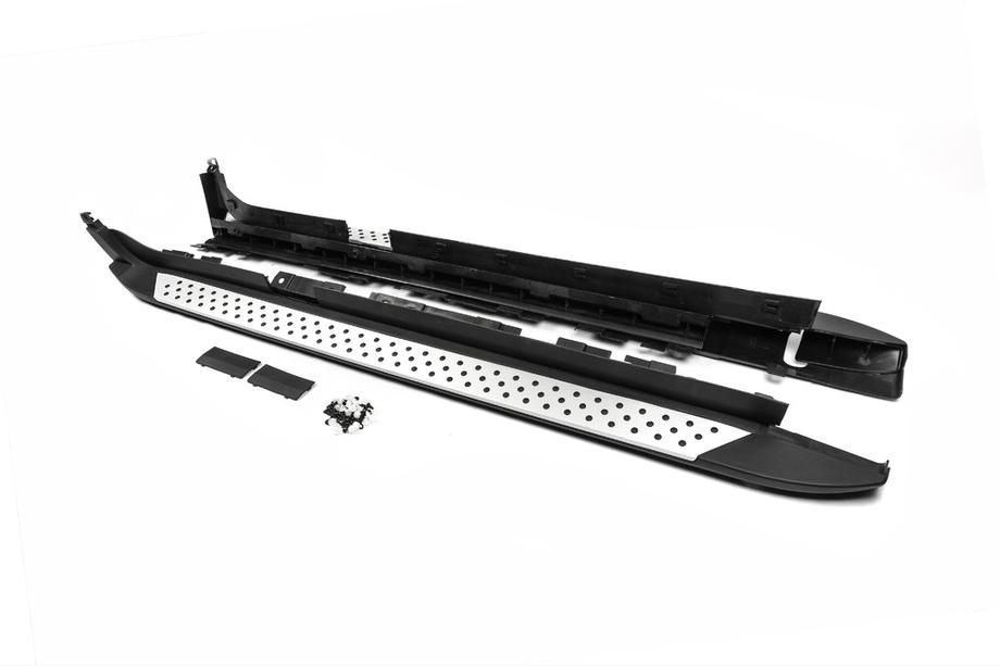 BMW X3 F25 2011-2018 Pedane Laterali V3 OEM (2 pz, Alluminio) Image