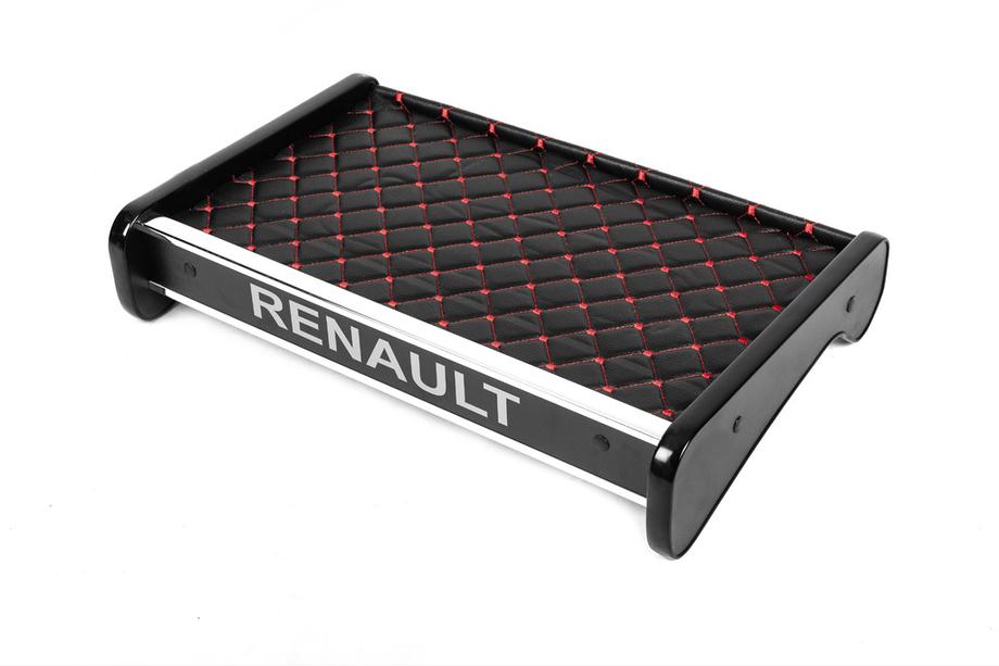 Renault Master 1998-2010 Mensola per cruscotto (Nera con cuciture rosse) Foto 1