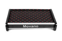 Opel Movano 2004-2010 Mensola per cruscotto (Nera con cuciture rosse) foto 2