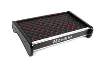 Opel Movano 2004-2010 Mensola per cruscotto (Nera con cuciture rosse) foto 3