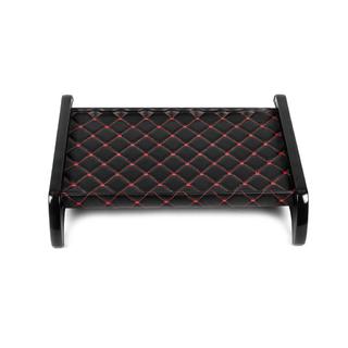 Mensola per cruscotto (Nera con cuciture rosse) foto 4