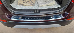 Opel Mokka 2012-2021 Protezione Paraurti Posteriore V-1 Carmos Acciaio Inox foto 2