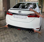 Toyota Corolla 2013-2019 Diffusore Posteriore V3 (1234 Upgrade) foto 1