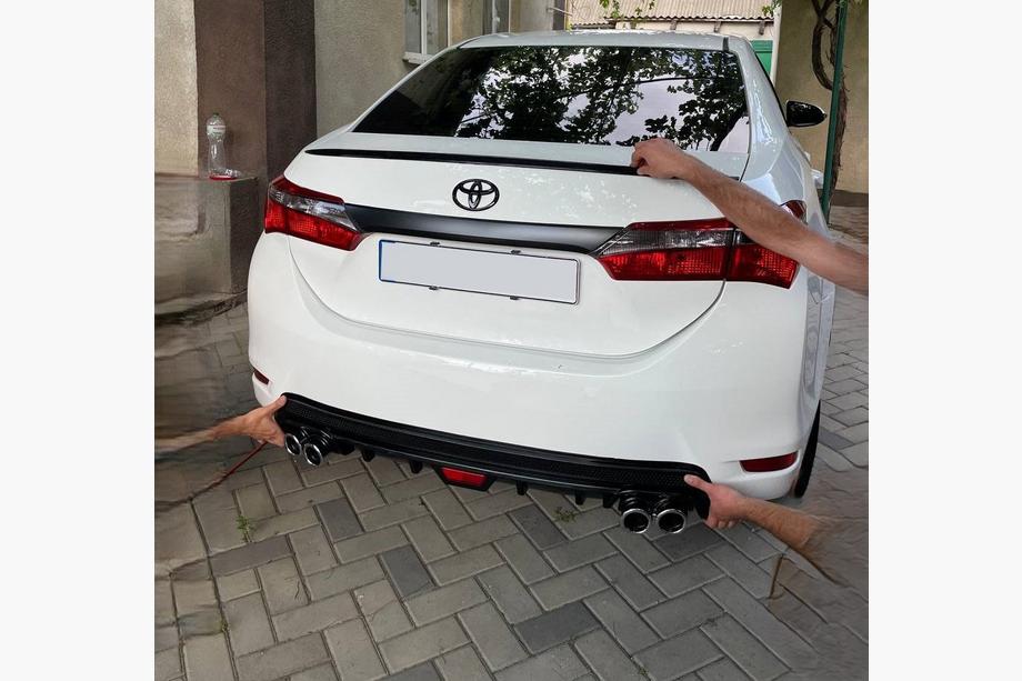 Toyota Corolla 2013-2019 Diffusore Posteriore V3 (1234 Upgrade) Image
