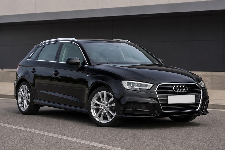 Audi A3 2012-2020 Barre longitudinali tetto (2 pz, alluminio) Image