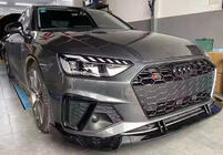 Audi A4 B9 2015-2024 Labbro anteriore 2021-2023 (nero) foto 1