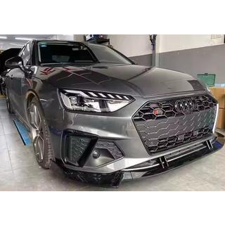 Labbro anteriore 2021-2023 (nero) Audi A4 B9 2015-2024 foto 1