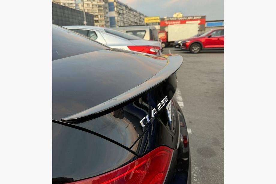 Mercedes CLA C117 2013-2019 Spoiler Lip (1234 Upgrade, Nero) Image