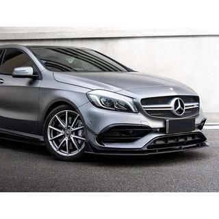 Labbro anteriore (per AMG-Line / A45 AMG HB 2016-2018, nero) Mercedes A-сlass W176 2012-2018 foto 1
