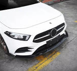 Mercedes A-class W177 2018- Labbro anteriore (per AMG-Line 2018-2021, Nero) foto 2