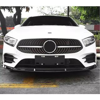 Labbro anteriore (per AMG-Line 2018-2021, Nero) Mercedes A-сlass W177 2018- foto 1