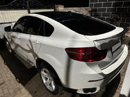 BMW X6 E71 2008–2014 Spoiler Lip (1234 Upgrade, Nero) foto 5
