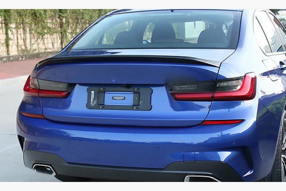 BMW 3 Series G20/G21 2018- Spoiler MP-Style (per G20/G80, Nero Lucido) Foto 1