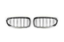 BMW 5 Series F10/F11 2010–2016 Griglia a doppio rene (2 pz, Cromo) foto 2
