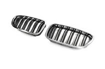 BMW 5 Series F10/F11 2010–2016 Griglia a doppio rene (2 pz, Cromo) foto 1