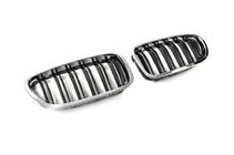 BMW 5 Series F10/F11 2010–2016 Griglia a doppio rene (2 pz, Cromo) foto 3