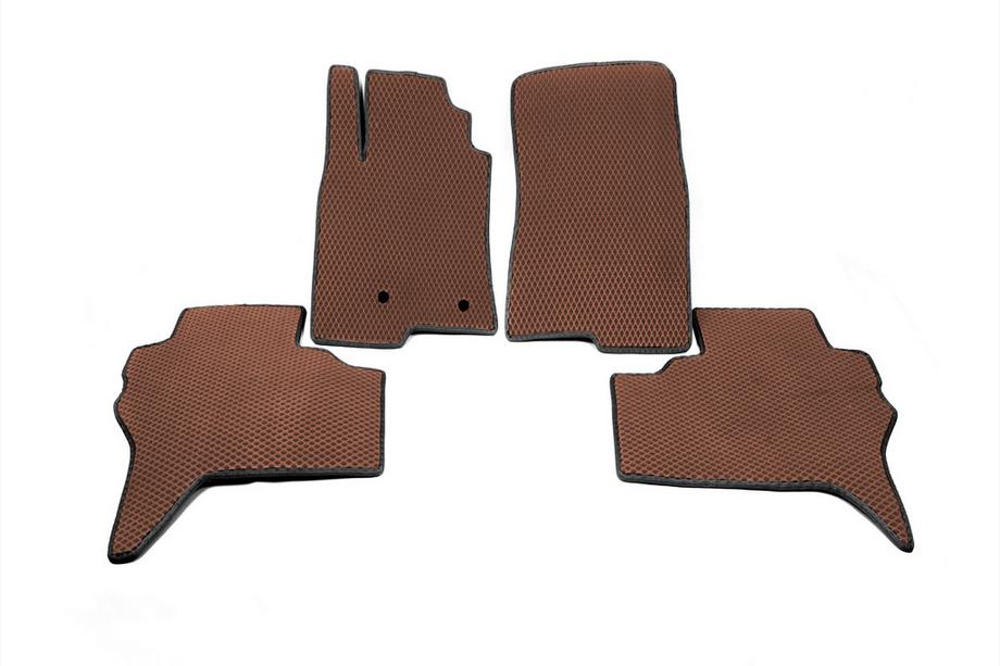 Mitsubishi Pajero Wagon IV 2006-2021 Tappetini EVA (rosso mattone) Foto 1